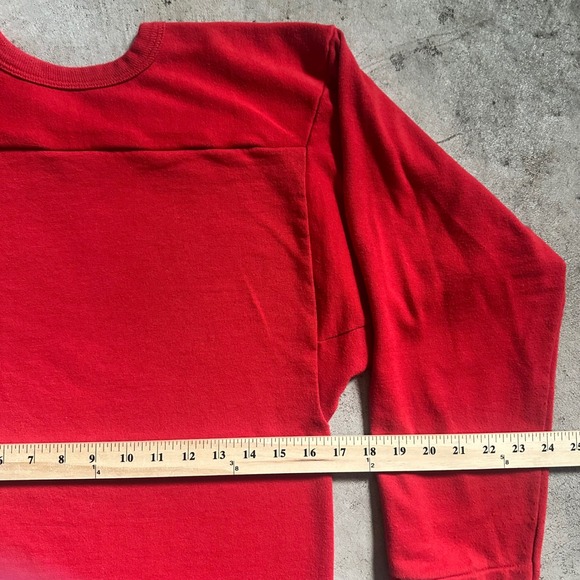 Vintage 80s Russell Athletic‎ Victoria BC Canada Hockey Style Sweater Red Small - Picture 5 of 5
